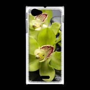 Coque Sony Xpéria J Orchidée jaune