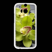 Coque HTC One M8 Orchidée jaune
