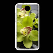 Coque HTC Desire 300 Orchidée jaune