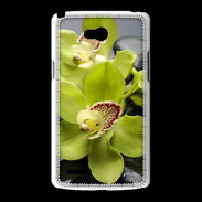 Coque LG L80 Orchidée jaune