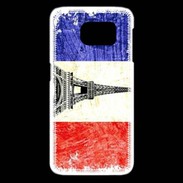 Coque Samsung Galaxy S6 edge Drapeau français vintage 2