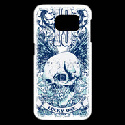 Coque Samsung Galaxy S6 edge Tête de mort Lucky One 13