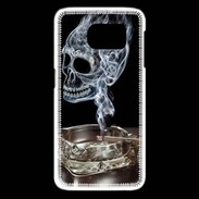 Coque Samsung Galaxy S6 edge Tête de mort cendrier