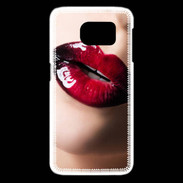 Coque Samsung Galaxy S6 edge Bouche sexy et brillante