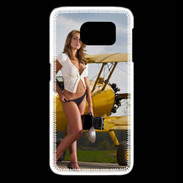 Coque Samsung Galaxy S6 edge Avion sexy