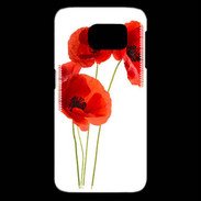 Coque Samsung Galaxy S6 edge Coquelicots en peinture 150