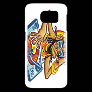 Coque Samsung Galaxy S6 edge Rasta DJ Jamaïca