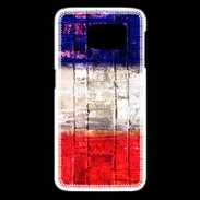 Coque Samsung Galaxy S6 edge Drapeau français vintage
