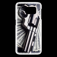 Coque Samsung Galaxy S6 edge Arme et Dollars
