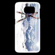 Coque Samsung Galaxy S6 edge Paire de ski en montagne
