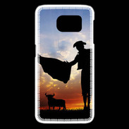 Coque Samsung Galaxy S6 edge Silhouette d'un toréador