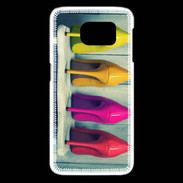 Coque Samsung Galaxy S6 edge Chaussures à talons colorés 5
