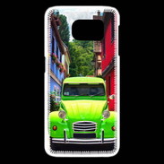 Coque Samsung Galaxy S6 edge 2cv verte de collection