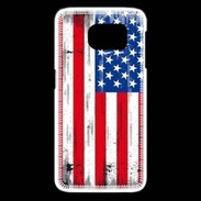Coque Samsung Galaxy S6 edge Drapeau USA grunge et vintage 5
