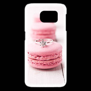 Coque Samsung Galaxy S6 edge Amour de macaron