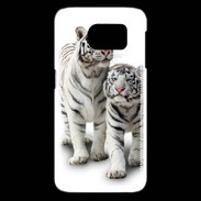 Coque Samsung Galaxy S6 edge Tigre blanc