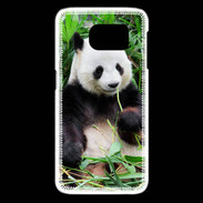 Coque Samsung Galaxy S6 edge Panda gourmand