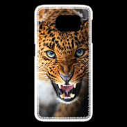 Coque Samsung Galaxy S6 edge Portrait d'un léopard