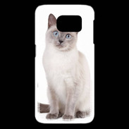 Coque Samsung Galaxy S6 edge Chat siamois 25