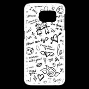 Coque Samsung Galaxy S6 edge Mélange de mots