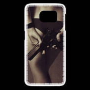 Coque Samsung Galaxy S6 edge Attention maîtresse dangereuse