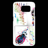 Coque Samsung Galaxy S6 edge Abstract musique