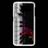 Coque Samsung Galaxy S6 edge Note de musique et piano 1