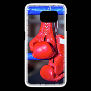 Coque Samsung Galaxy S6 edge Paire de gants de boxe rouge