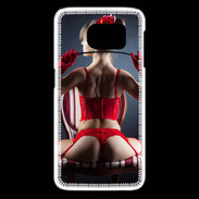 Coque Samsung Galaxy S6 edge Fille sexy sous vêtements rouges