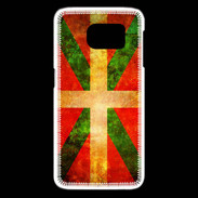 Coque Samsung Galaxy S6 edge Drapeau Basque Vintage