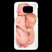 Coque Samsung Galaxy S6 edge Duo de bébés qui dorment