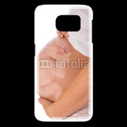 Coque Samsung Galaxy S6 edge Femme enceinte avec bébé dans le ventre