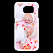 Coque Samsung Galaxy S6 edge Jumeaux avec bonbons