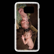 Coque Samsung Galaxy S6 edge Jumeaux dormant dans des caisses