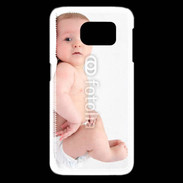 Coque Samsung Galaxy S6 edge Bébé allongé sur le dos