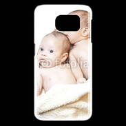 Coque Samsung Galaxy S6 edge Jumeaux bébés