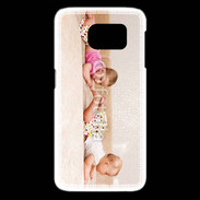 Coque Samsung Galaxy S6 edge Bébés sur le ventre