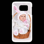 Coque Samsung Galaxy S6 edge Bébé dans un panier