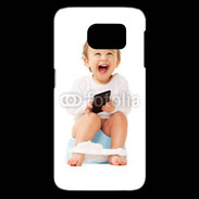 Coque Samsung Galaxy S6 edge Bébé accro au mobile