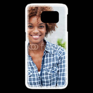 Coque Samsung Galaxy S6 edge Femme afro glamour