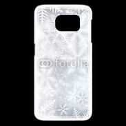Coque Samsung Galaxy S6 edge Etoiles de neige