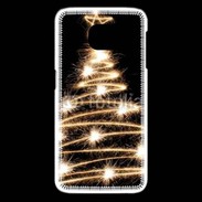 Coque Samsung Galaxy S6 edge Sapin de noël feu d'artifice