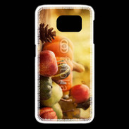 Coque Samsung Galaxy S6 edge fruits et légumes d'automne 2