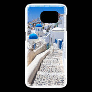 Coque Samsung Galaxy S6 edge Village sur l'Île de Santorini en Grêce