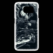 Coque Samsung Galaxy S6 edge Tête de mort pirate