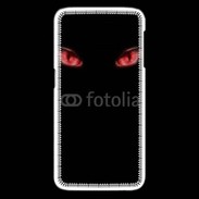 Coque Samsung Galaxy S6 edge Yeux rouges fond noir