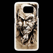 Coque Samsung Galaxy S6 edge Visage tatouée et percée 50