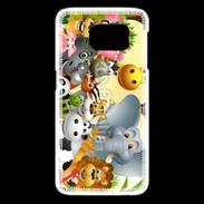 Coque Samsung Galaxy S6 edge Cartoon animaux fun