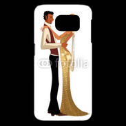 Coque Samsung Galaxy S6 edge Couple glamour dessin