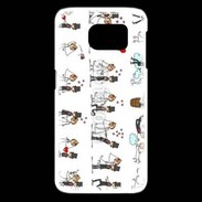 Coque Samsung Galaxy S6 edge Bande dessinée de mariés